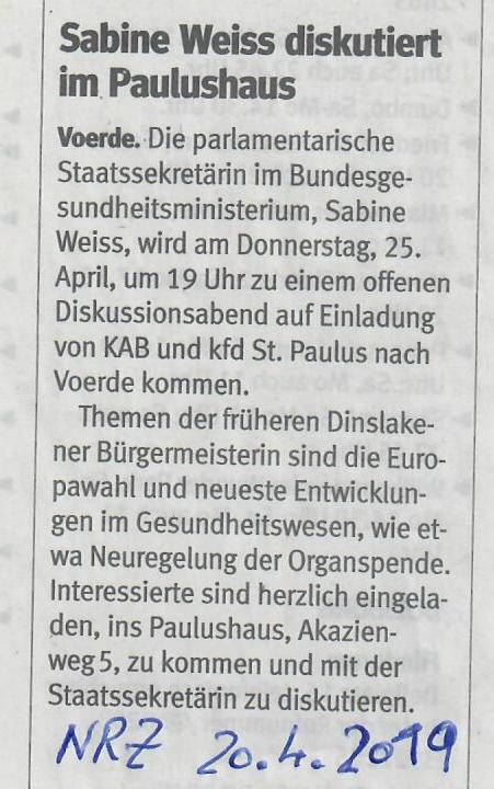 NRZ-Ank&uuml;ndigung